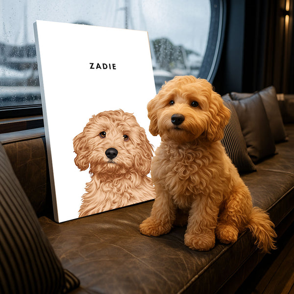 Modern Pet Portrait