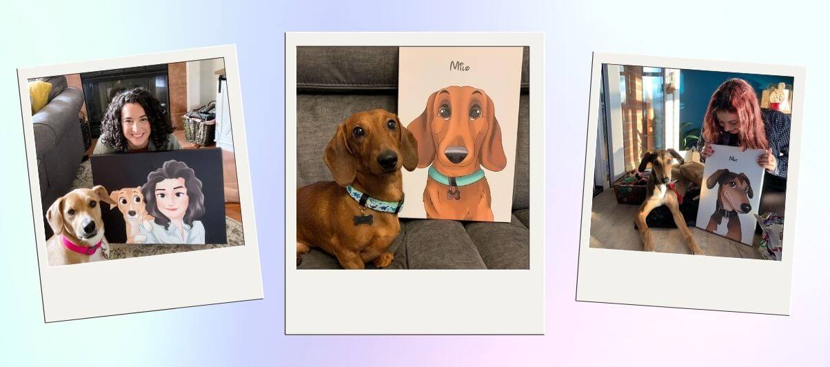 Cartoon Pet Canvases are the best gifts this holiday season