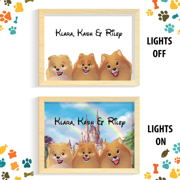 Custom Glowing Pet Portrait