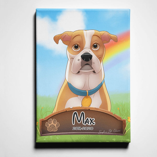 Last Memory Pet Canvas With 'Scan & Play’ QR Code