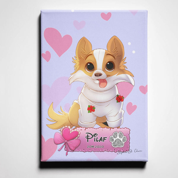 Last Memory Pet Canvas With 'Scan & Play’ QR Code