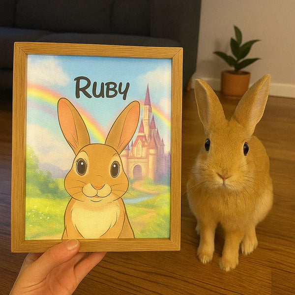 Custom Glowing Pet Portrait