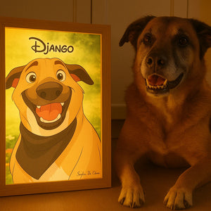 Custom Glowing Pet Portrait