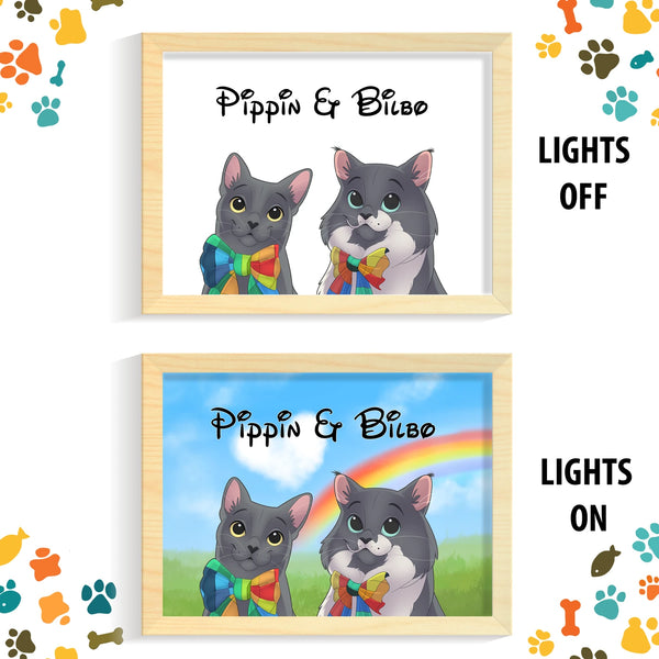 Custom Glowing Pet Portrait