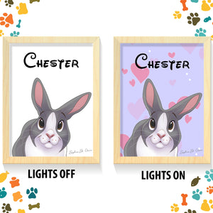 Custom Glowing Pet Portrait