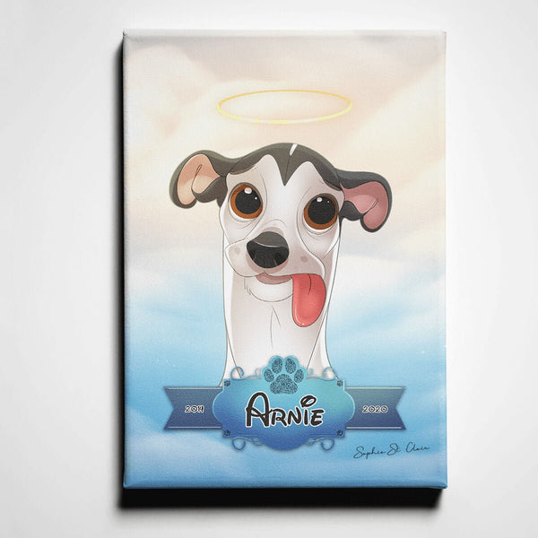 Last Memory Pet Canvas With 'Scan & Play’ QR Code