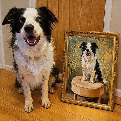 Custom oil portrait