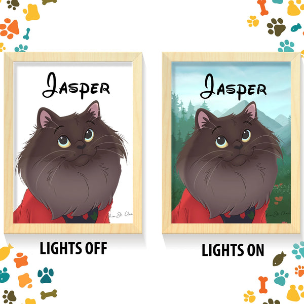 Custom Glowing Pet Portrait