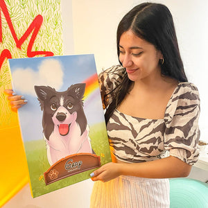 Last Memory Pet Canvas With 'Scan & Play’ QR Code