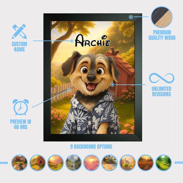 Cartoon Pet Light Box Art