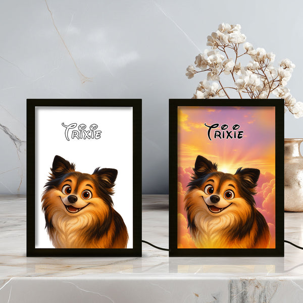 3D Cartoon Pet Light Box Art