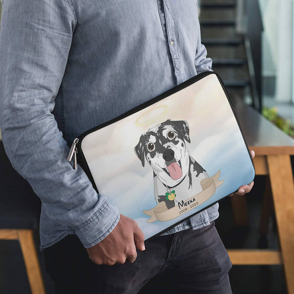 Custom Cartoon Pet Laptop Sleeve