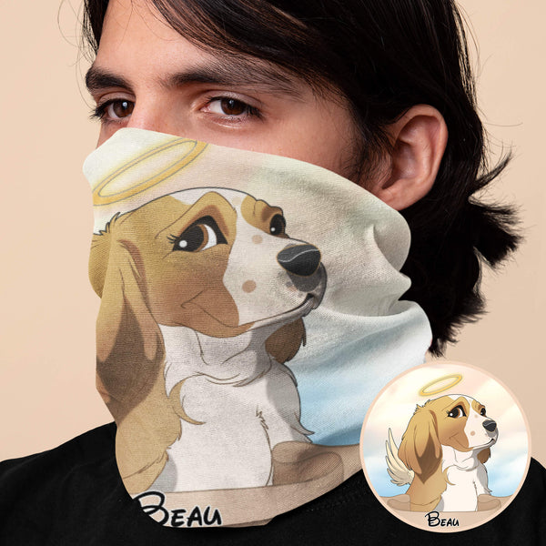 Custom Cartoon Pet Neck Gaiter