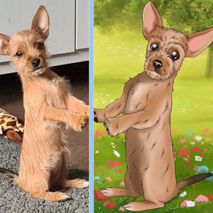 The Intelligent Custom Cartoon Pet Portrait