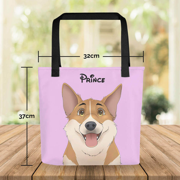 Custom Cartoon Pet Tote Bag