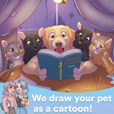 The Intelligent Custom Cartoon Pet Portrait