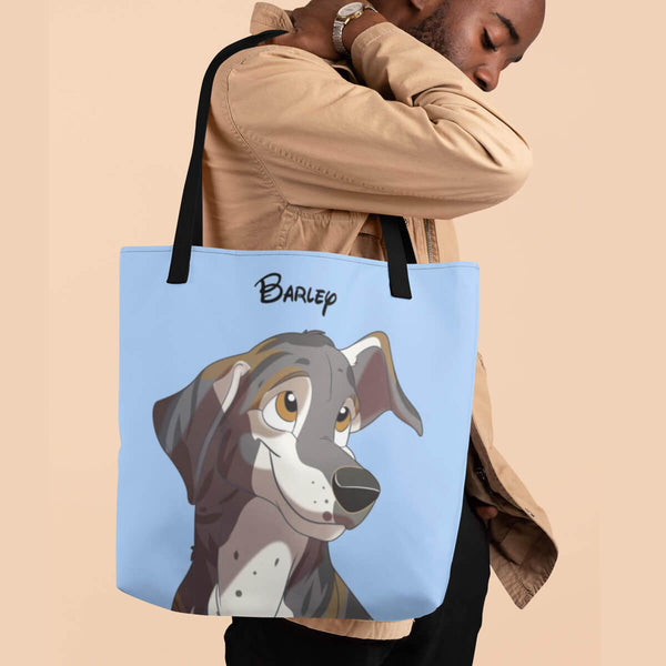 Custom Cartoon Pet Tote Bag