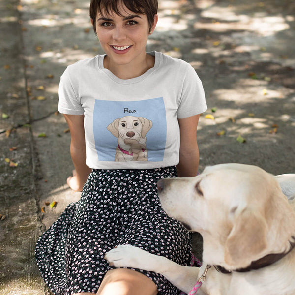 Custom Cartoon Pet Women's T-Shirt