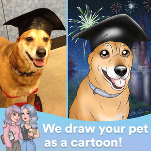 The Intelligent Custom Cartoon Pet Portrait