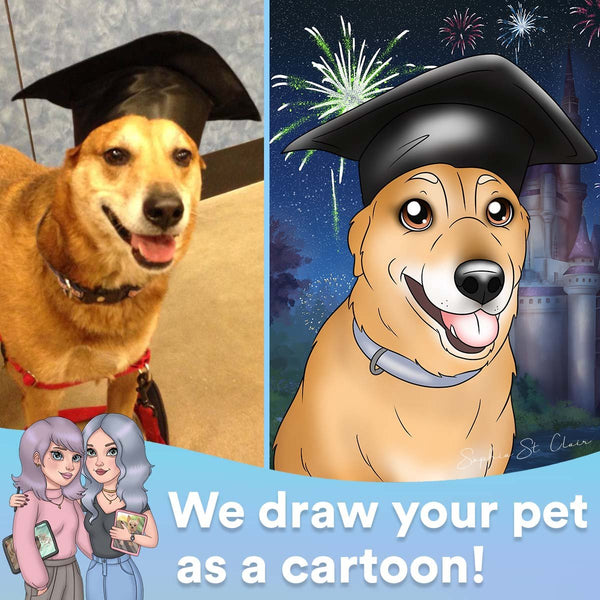 The Intelligent Custom Cartoon Pet Portrait