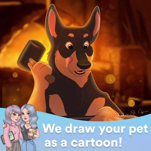 The Intelligent Custom Cartoon Pet Portrait