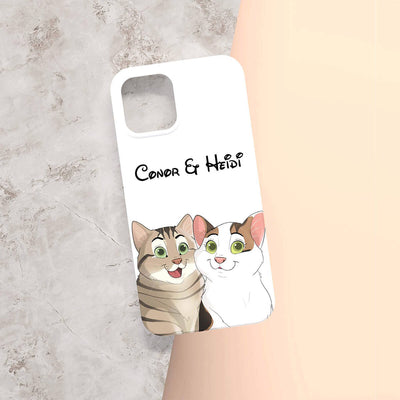 Custom Pet Cartoon Tough Phone Case