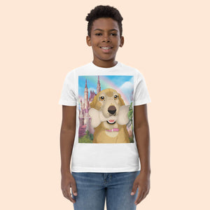 Custom Cartoon Pet Youth T-Shirt