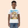 Custom Cartoon Pet Youth T-Shirt