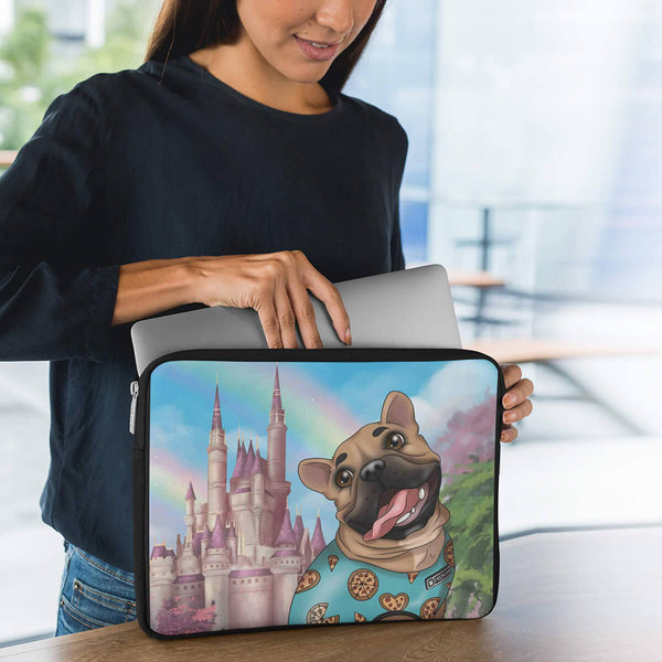 Custom Cartoon Pet Laptop Sleeve