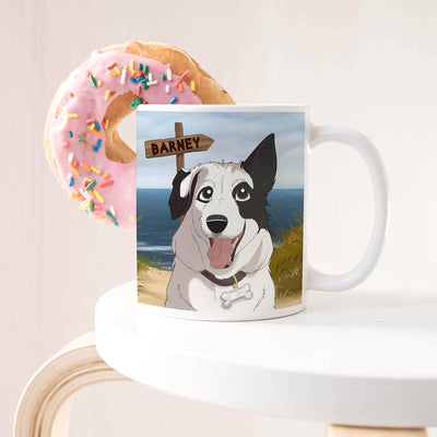 Custom Cartoon Pet Coffee Mug
