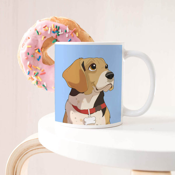 Custom Cartoon Pet Coffee Mug