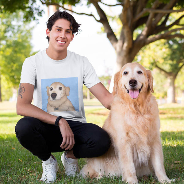 Custom Cartoon Pet Men's T-Shirt