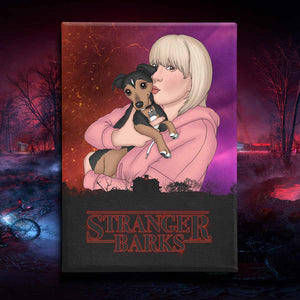 Limited Edition Custom Cartoon Pet Canvas - Stranger Things