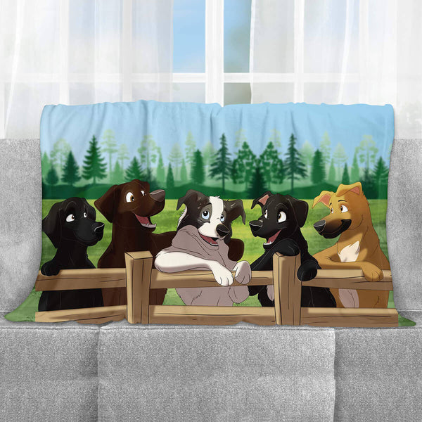 Custom Cartoon Pet Fleece Blanket